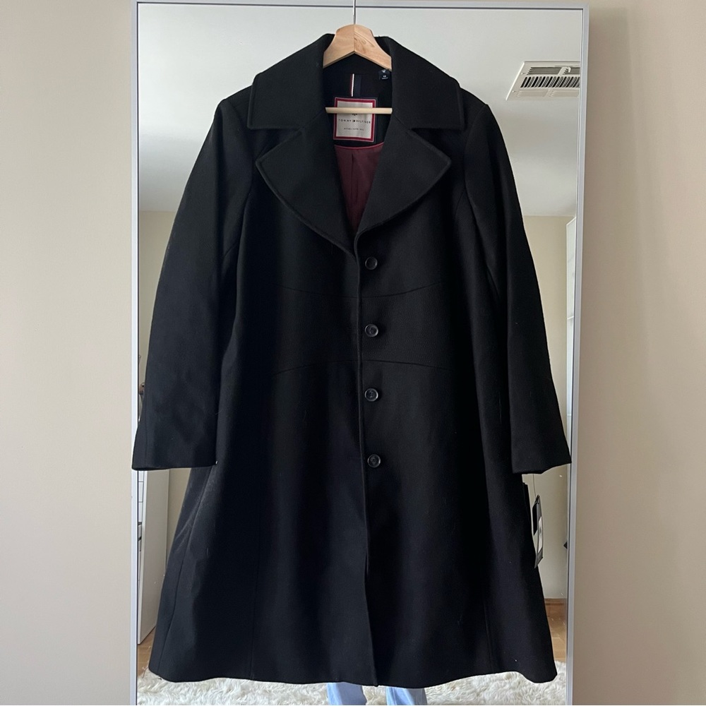 Tommy Hilfiger Wool Double Lined Coat